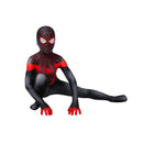Film Ultimate Spider-Man ps5 Miles Morales Kids Jumpsuit Headgear - AwwwCos