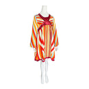 Film Wanda Vision Scarlet Witch Cosplay Costume Colorful Striped Dress