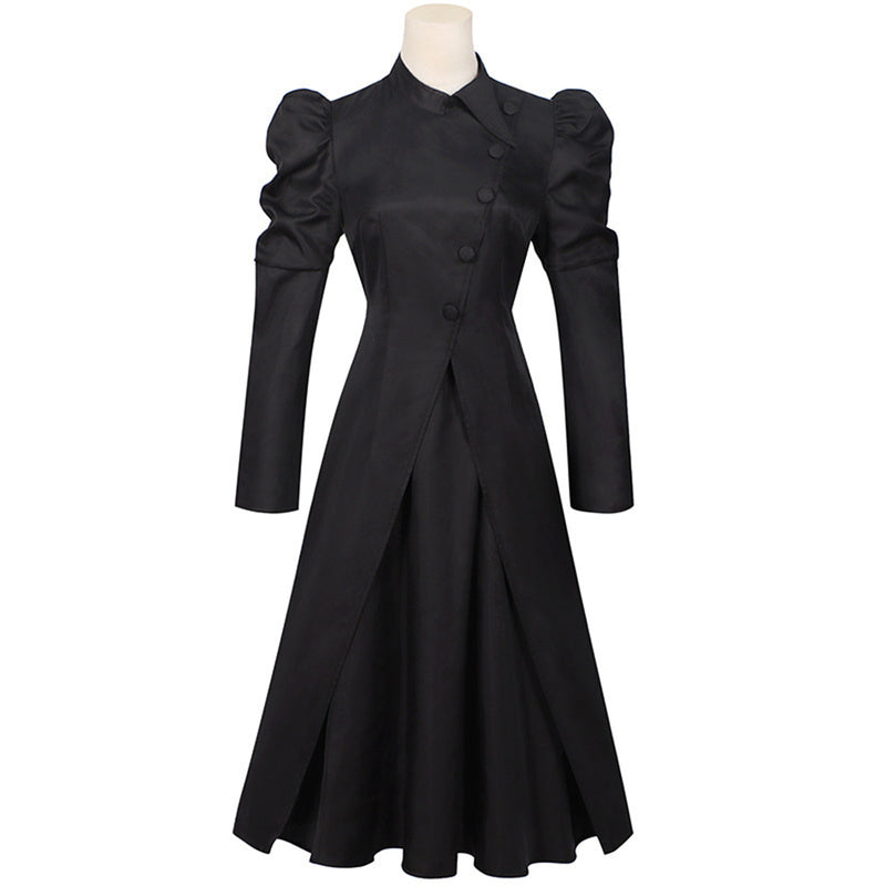 Film Wicked Elphaba Cosplay Costume Black Dress Cloak