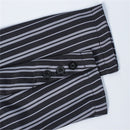 Film Wicked Elphaba Cosplay Costume Black White Striped Uniform Skirt