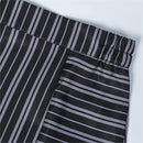 Film Wicked Elphaba Cosplay Costume Black White Striped Uniform Skirt