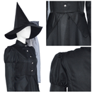Film Wicked Elphaba Cosplay Costume Party Glossy Dress Hat