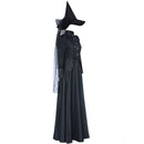 Film Wicked Elphaba Cosplay Costume Party Glossy Dress Hat
