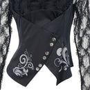 Film Wicked Elphaba Cosplay Costume See Through Lace Blouse - AwwwCos