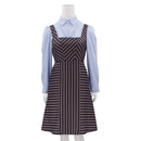 Film Wicked Elphaba Cosplay Costume Striped Uniform Coat Dress Shirt - AwwwCos