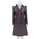 Film Wicked Elphaba Cosplay Costume Striped Uniform Coat Dress Shirt - AwwwCos