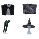 Film Wicked Elphaba Cosplay Costume Witch Black Dress Cloak