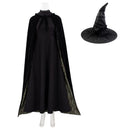 Film Wicked Elphaba Cosplay Costume Witch Dress Cloak Hat - AwwwCos
