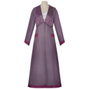 Film Wicked Elphaba Cosplay Costume Women Purple Trench White Dress - AwwwCos