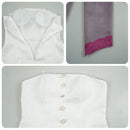 Film Wicked Elphaba Cosplay Costume Women Purple Trench White Dress - AwwwCos