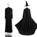 Film Wicked Elphaba Cosplay Witch Costume Dress Cloak Boots Hat - AwwwCos