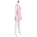 Film Wicked Glinda Cosplay Costume Pink Sleeveless Dress - AwwwCos