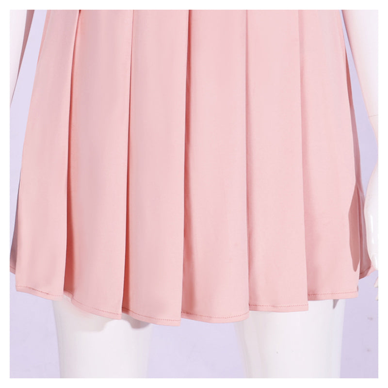 Film Wicked Glinda Cosplay Costume Pink Sleeveless Dress