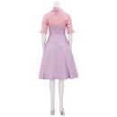Film Wicked Glinda Cosplay Costume Pink Striped Dress Shirt