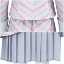 Film Wicked Glinda Cosplay Costume Purple Striped Uniform - AwwwCos