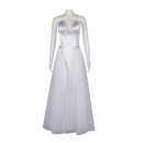 Film Wicked Glinda Cosplay Costume Sexy White Sweetheart Dress - AwwwCos