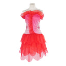 Film Wicked Glinda Cosplay Costume Women Flower Bud Skirt Dress - AwwwCos