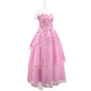 Film Wicked Glinda Cosplay Costume Women Pink Sequin Dress - AwwwCos