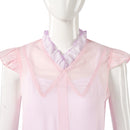 Film Wicked Glinda Cosplay Costume Women Pink Top Skirt Vest - AwwwCos