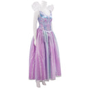 Film Wicked Glinda Cosplay Costume Women Shiny Purple Dress