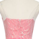 Film Wicked Glinda Glynda Cosplay Costume Pink Sequin Ruffles Dress - AwwwCos