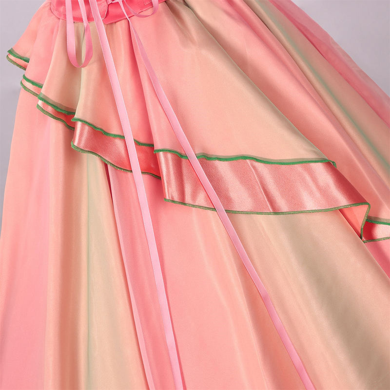 Film Wicked Glinda Glynda Cosplay Costume Pink Vest Ball Puff Skirt Gloves - AwwwCos
