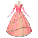 Film Wicked Glinda Glynda Cosplay Costume Pink Vest Ball Puff Skirt Gloves - AwwwCos