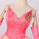 Film Wicked Glinda Glynda Cosplay Costume Pink Vest Ball Puff Skirt Gloves - AwwwCos