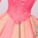 Film Wicked Glinda Glynda Cosplay Costume Pink Vest Ball Puff Skirt Gloves - AwwwCos