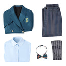 Film Wicked Glynda Elphaba Cosplay Costume Women School Uniform - AwwwCos