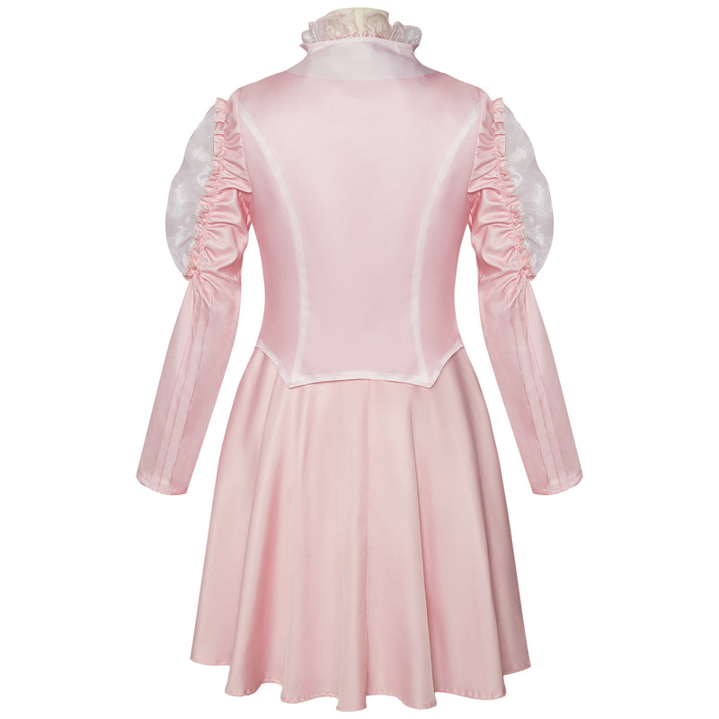 Film Wicked Glynda Glinda Cosplay Costume Pink jacket Top Skirt