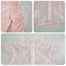 Film Wicked Glynda Glinda Cosplay Costume Pink jacket Top Skirt