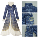 Film Wicked Madame Morrible Cosplay Costume Gradient Blue Dress - AwwwCos