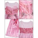 Film Wicked Glinda Cosplay Costume Sequin Applique Pink Dress