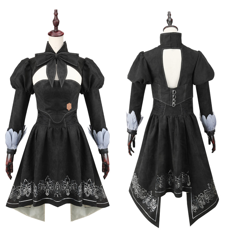 Final Fantasy FF14 Yorha Type-51 Jacket of Fending Cosplay Costume