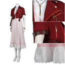 Final Fantasy VII Rebirth Aerith Gainsborough Cosplay Costume FF7 Women Dress - AwwwCos