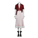 Final Fantasy VII Rebirth Aerith Gainsborough Cosplay Costume FF7 Women Dress - AwwwCos