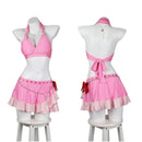 Final Fantasy VII Rebirth Aerith Gainsborough Swimsuit Cosplay Costume Pink Dress