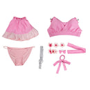 Final Fantasy VII Rebirth Aerith Gainsborough Swimsuit Cosplay Costume Pink Dress