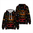 Five Nights at Freddy's Printed 3D Sweatshirt For Adult Kids Hoodies - AwwwCos