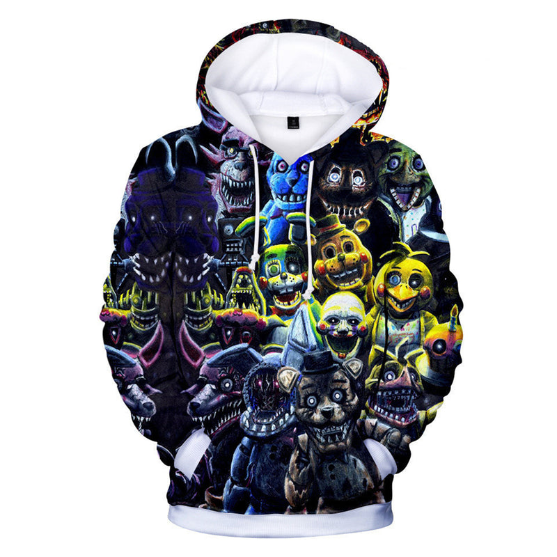 Five Nights at Freddy's Printed 3D Sweatshirt For Adult Kids Hoodies