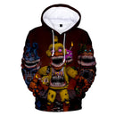 Five Nights at Freddy's Printed 3D Sweatshirt For Boys Long Sleeve Hoodies - AwwwCos