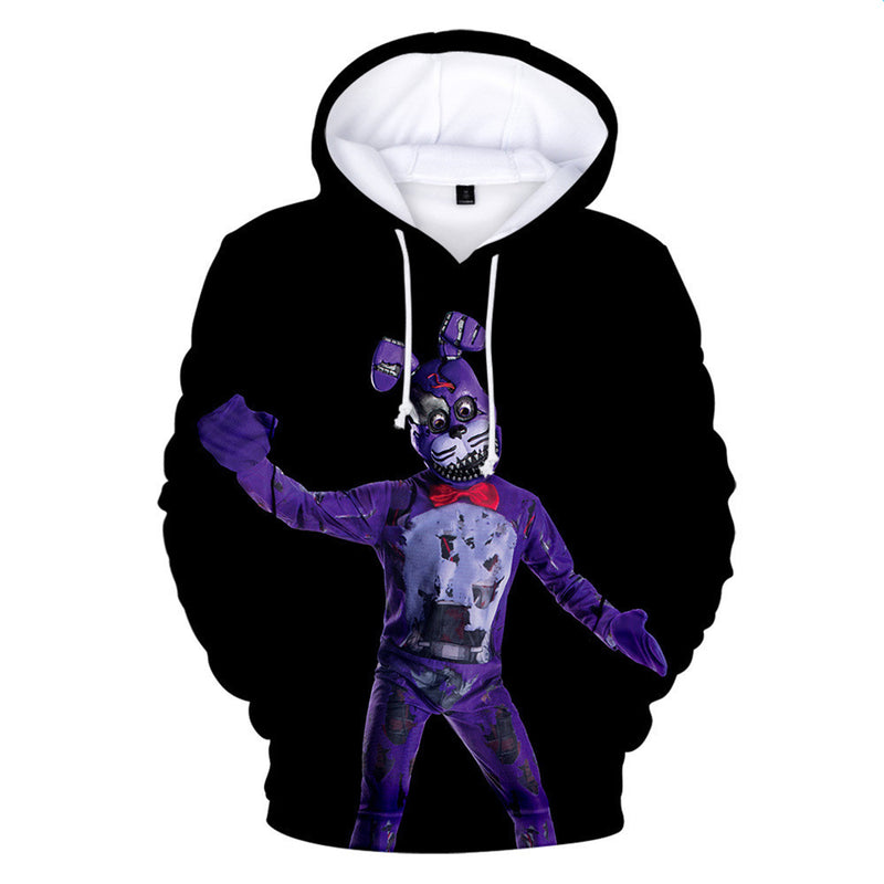 Five Nights at Freddy's Printed 3D Sweatshirt For Boys Long Sleeve Hoodies