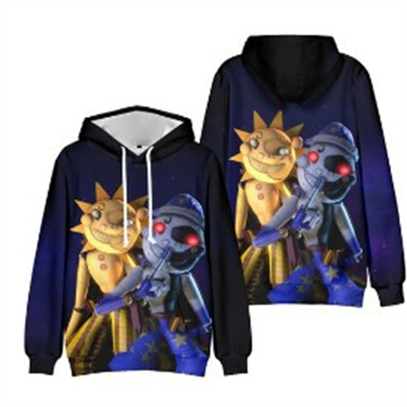 Five Nights at Freddy's Printed 3D Sweatshirt For Boys Long Sleeve Hoodies