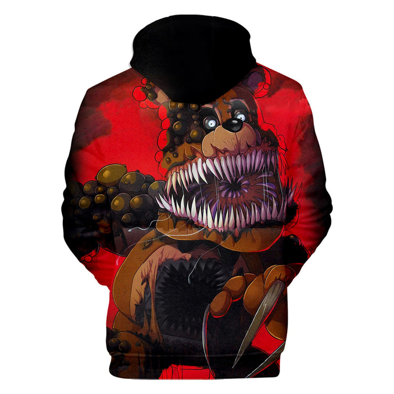 Five Nights at Freddy's Printed 3D Sweatshirt For Boys School Hoodies - AwwwCos