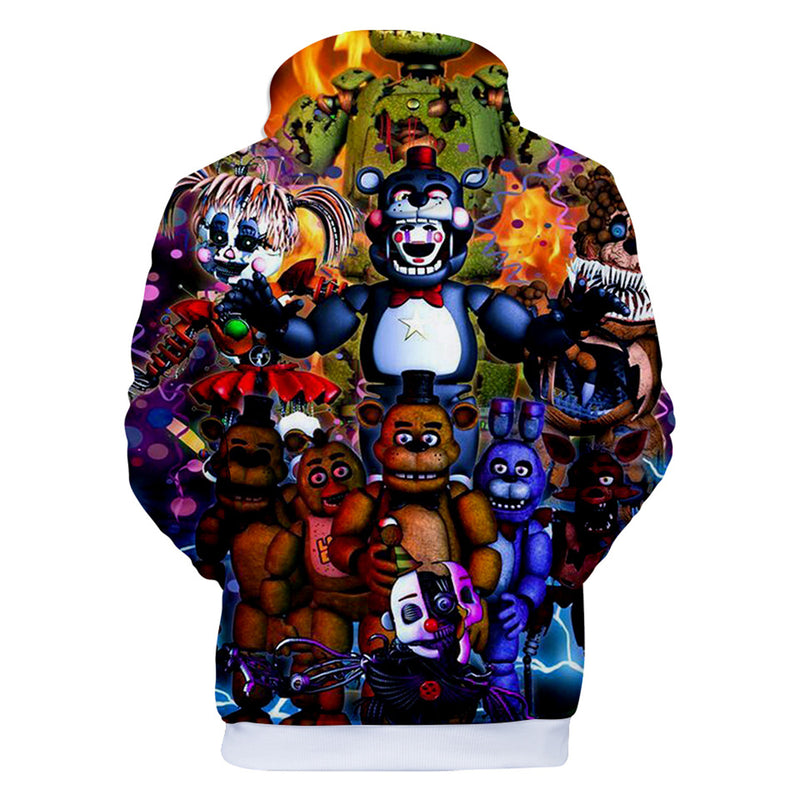 Five Nights at Freddy's Printed 3D Sweatshirt For Boys School Hoodies - AwwwCos