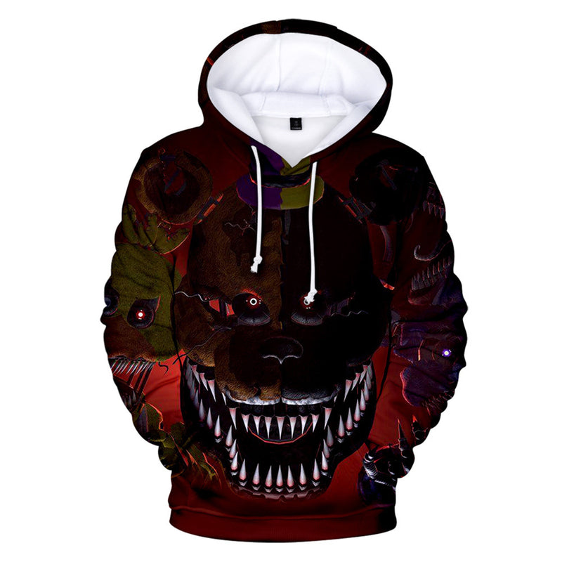Five Nights at Freddy's Printed 3D Sweatshirt For Boys School Hoodies - AwwwCos