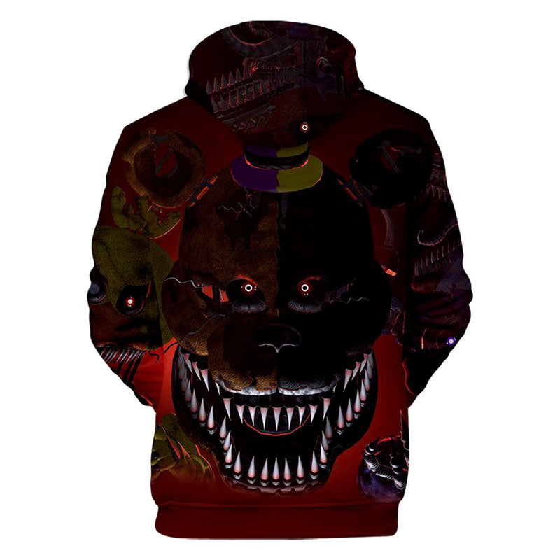 Five Nights at Freddy's Printed 3D Sweatshirt For Boys School Hoodies - AwwwCos