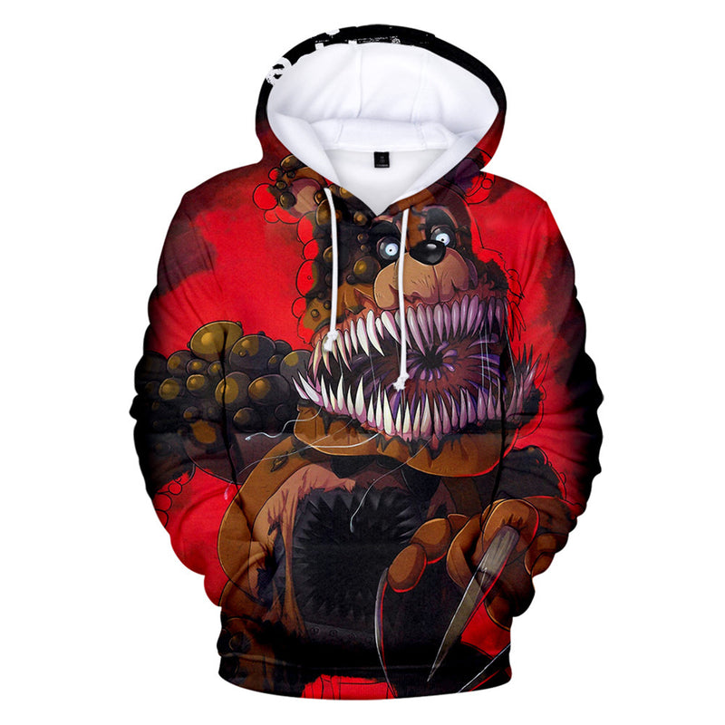 Five Nights at Freddy's Printed 3D Sweatshirt For Boys School Hoodies - AwwwCos
