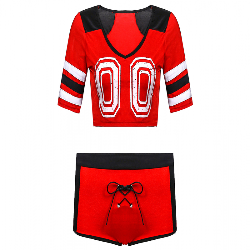 Football Baby Cheerleading Costume Stage Performance Top Skirt - AwwwCos